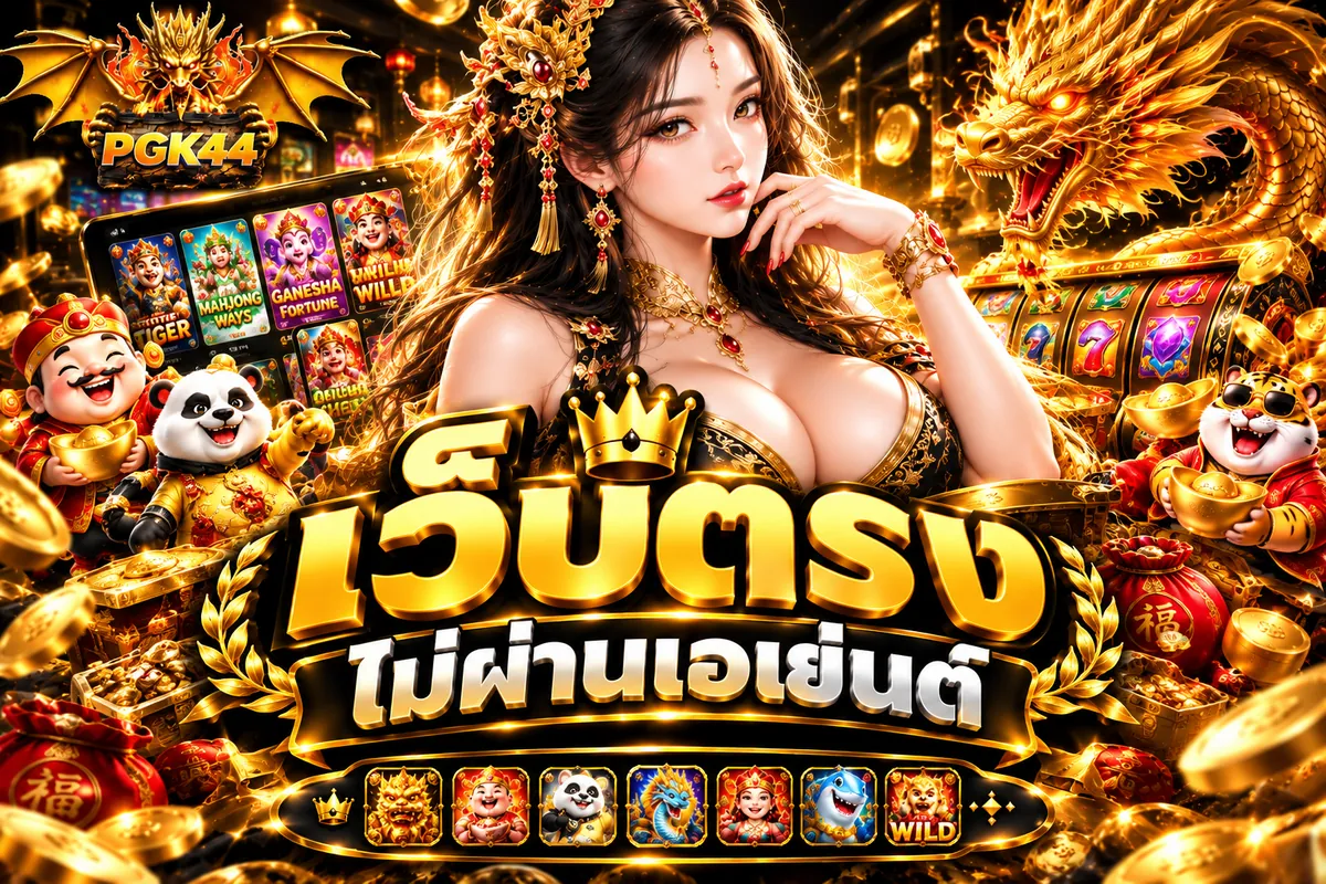 เว็บตรง ไม่ผ่านเอเย่นต์ PGK44 เล่นคุ้ม สนุก ปลอดภัย 2026